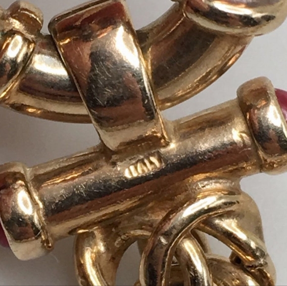 Vermeil over sterling silver byzanite chain - Picture 7 of 8